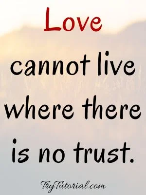 trust quotes for relationships