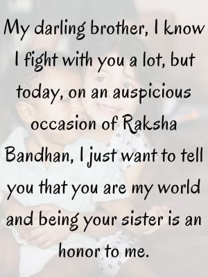 Raksha Bandhan Greetings For Brother
